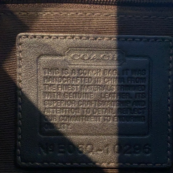 Handbags - Coach Monogram Shoulder Bag Color: Brown